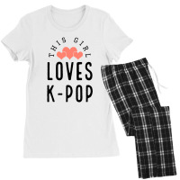 This Girl Loves K-pop - Korean Music Lover Women's Pajamas Set | Artistshot