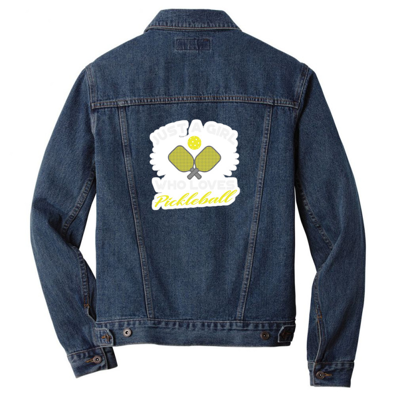 Just A Girl Who Raises Tiny Dinosaurs Retro 1970s Chicken 66536338 Men Denim Jacket | Artistshot