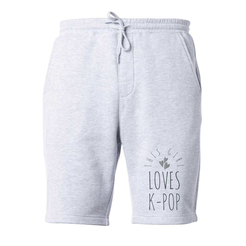 This Girl Loves K-pop - Korean Music Lover Fleece Short | Artistshot