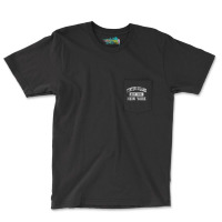 Staten Island New York T Est. 1661 Distressed Pocket T-shirt | Artistshot