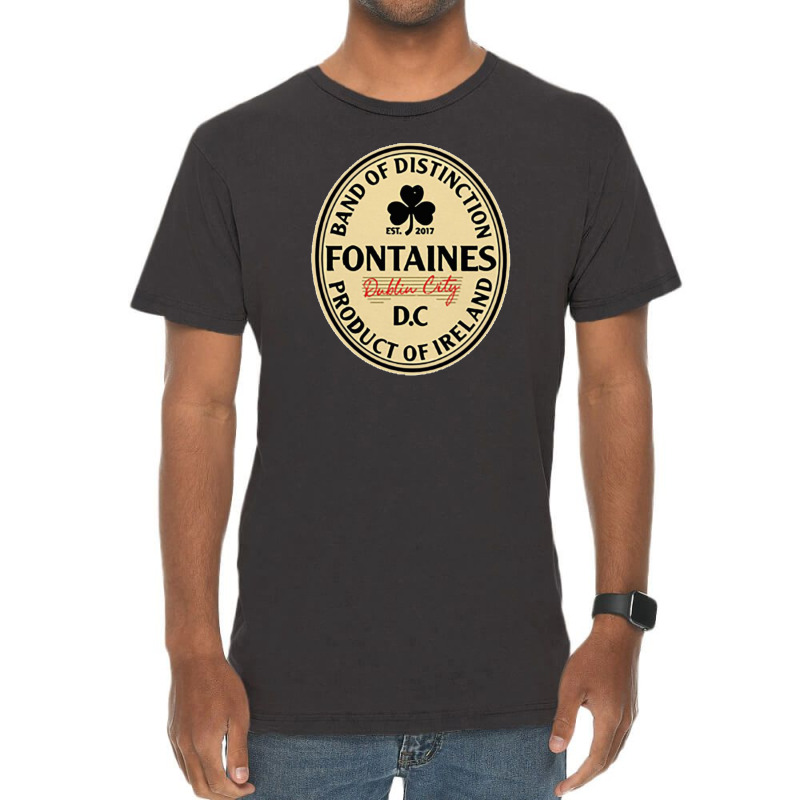 Decal Fontaines Dc Vintage T-shirt | Artistshot