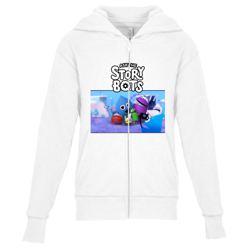 Ask The Storybots Youth Zipper Hoodie by bisnisharam | Artistshot