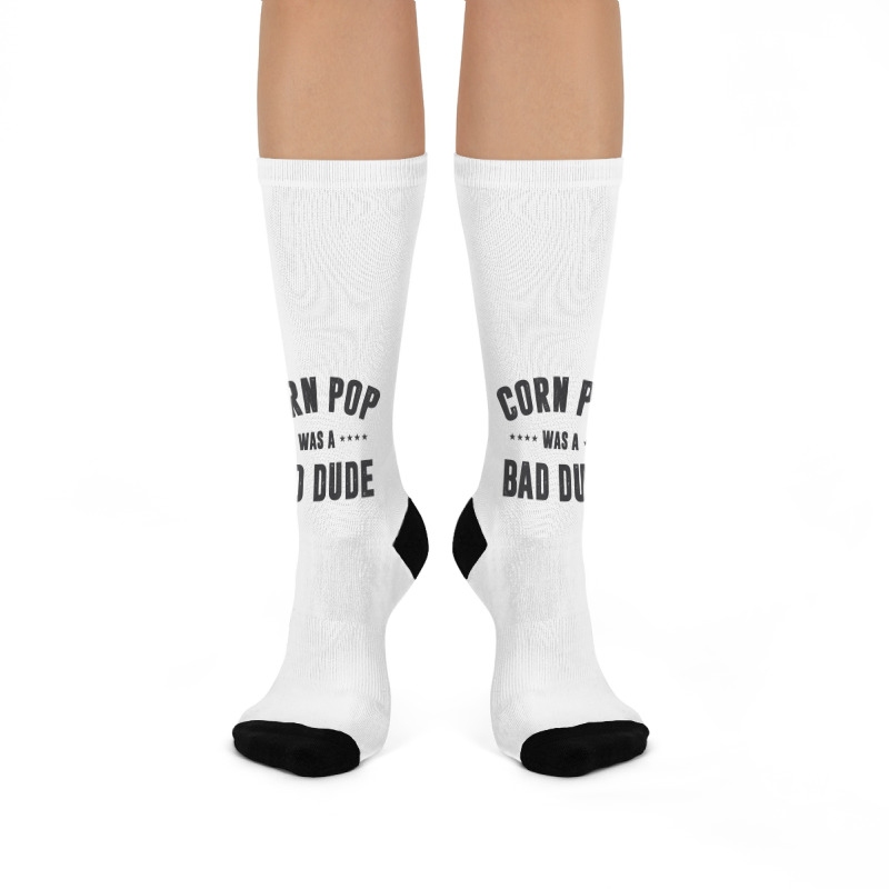 Corn Pop Was A Bad Dude T Shirt Crew Socks | Artistshot