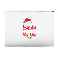 Christmas Tee I'm Not Santa But You Can Still Sit On My Lap Sweatshirt Accessory Pouches | Artistshot