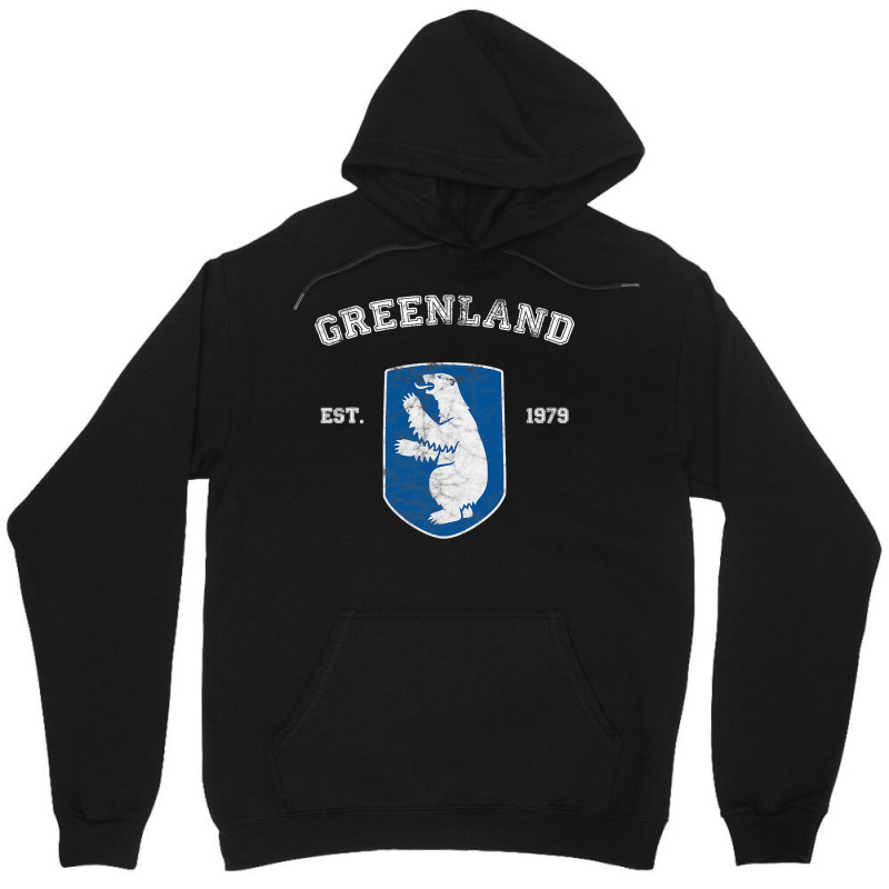 Vintage Coat Of Arms Greenland Unisex Hoodie | Artistshot