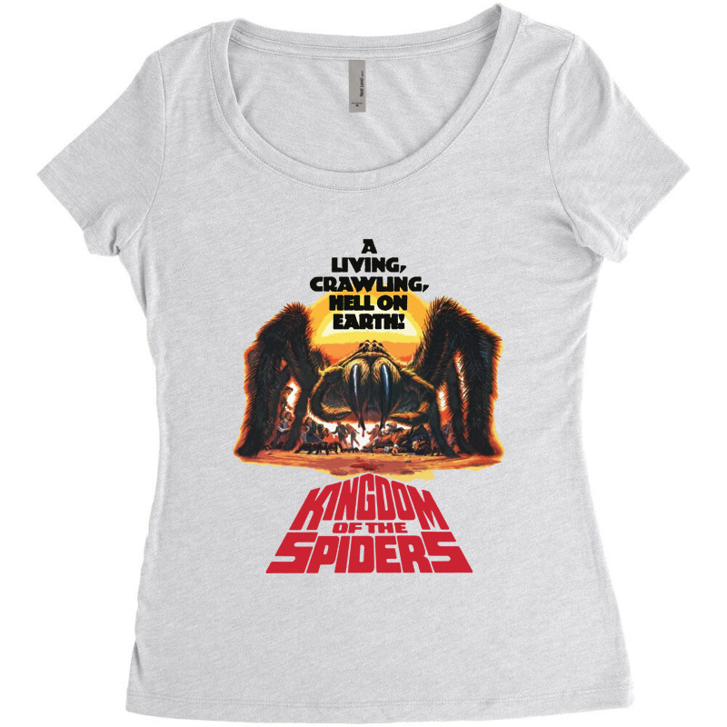 Kingdom Of The Spiders Women's Triblend Scoop T-shirt by Syeikh | Artistshot