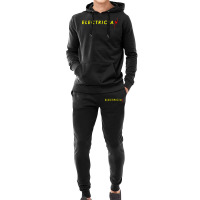 Electrician Flash Thunderbolt Funny Superhero Electricians T Shirt Hoodie & Jogger Set | Artistshot