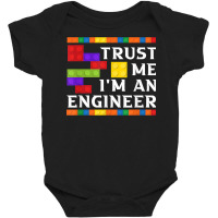 Engineer Children Kids Toy Big Building Blocks Build Builder T Shirt Baby Bodysuit | Artistshot