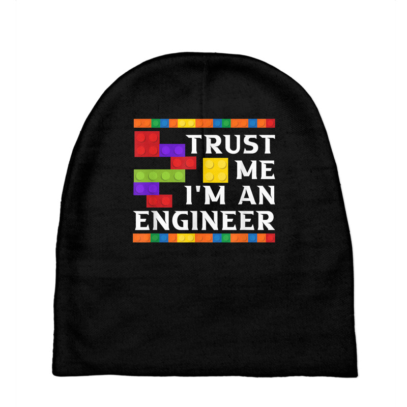 Engineer Children Kids Toy Big Building Blocks Build Builder T Shirt Baby Beanies | Artistshot