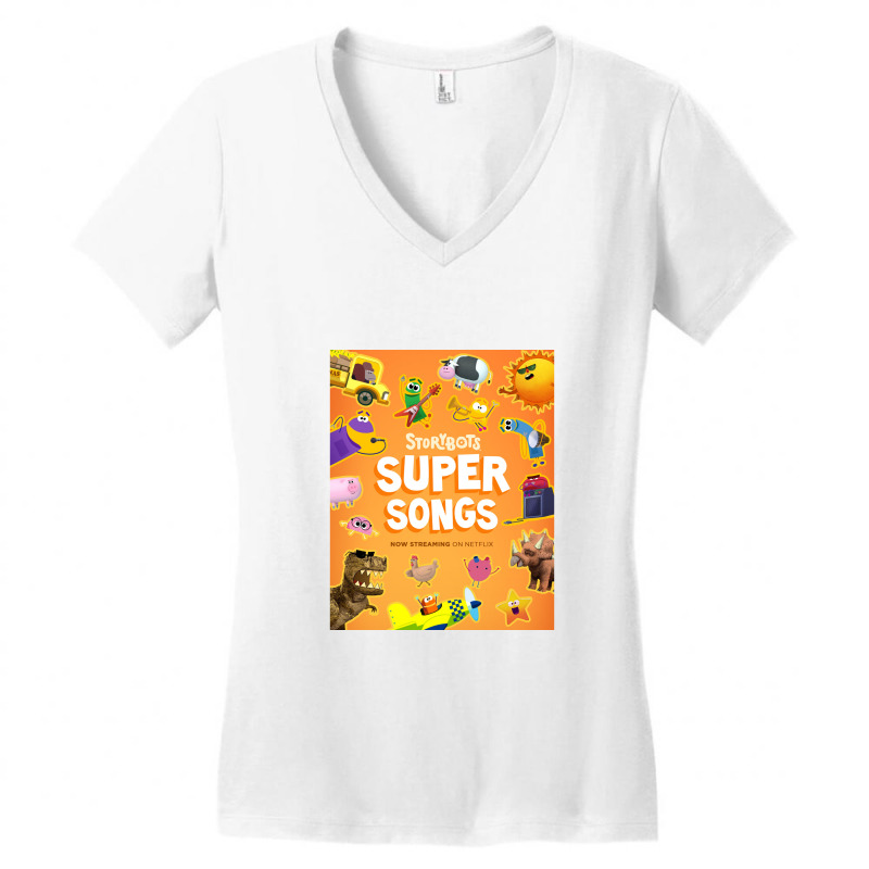 Ask The Storybots Women's V-Neck T-Shirt by bisnisharam | Artistshot