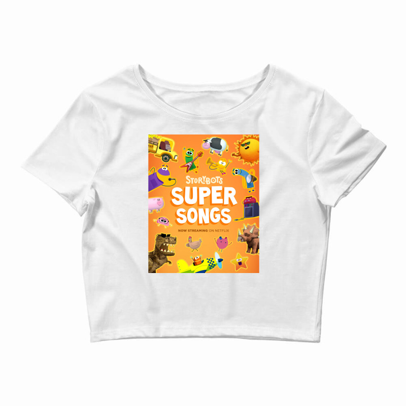 Ask The Storybots Crop Top by bisnisharam | Artistshot