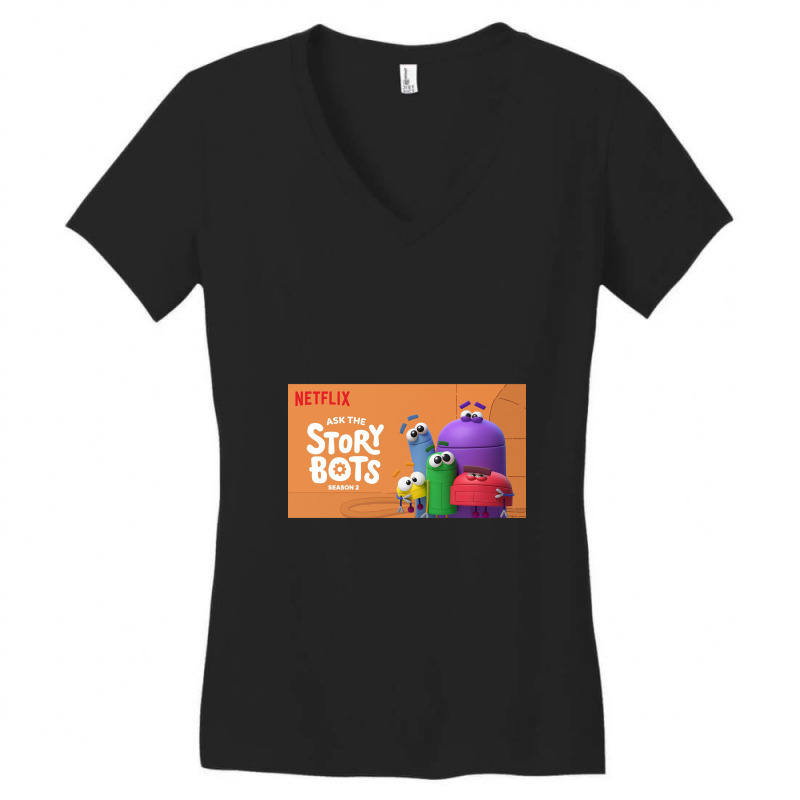 Ask The Storybots Women's V-Neck T-Shirt by bisnisharam | Artistshot