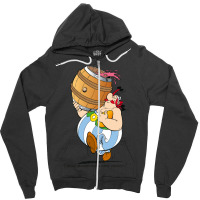 Asterix & Obelix These Rugbymen Zipper Hoodie | Artistshot