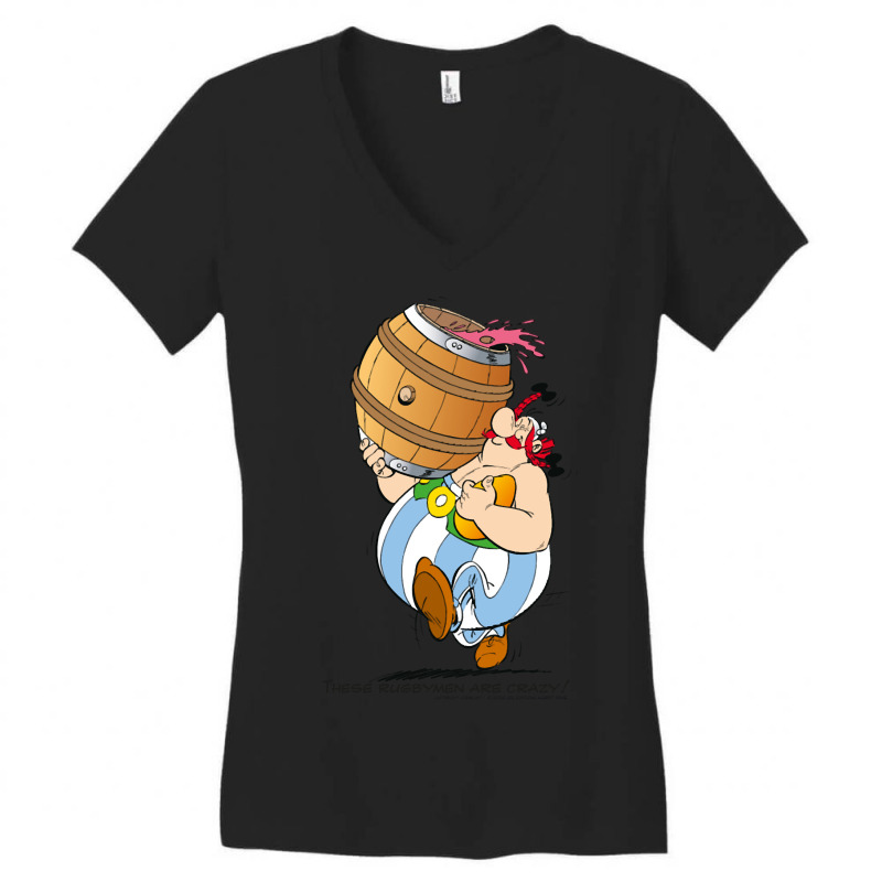 Asterix & Obelix These Rugbymen Women's V-Neck T-Shirt by BentonWehrle | Artistshot