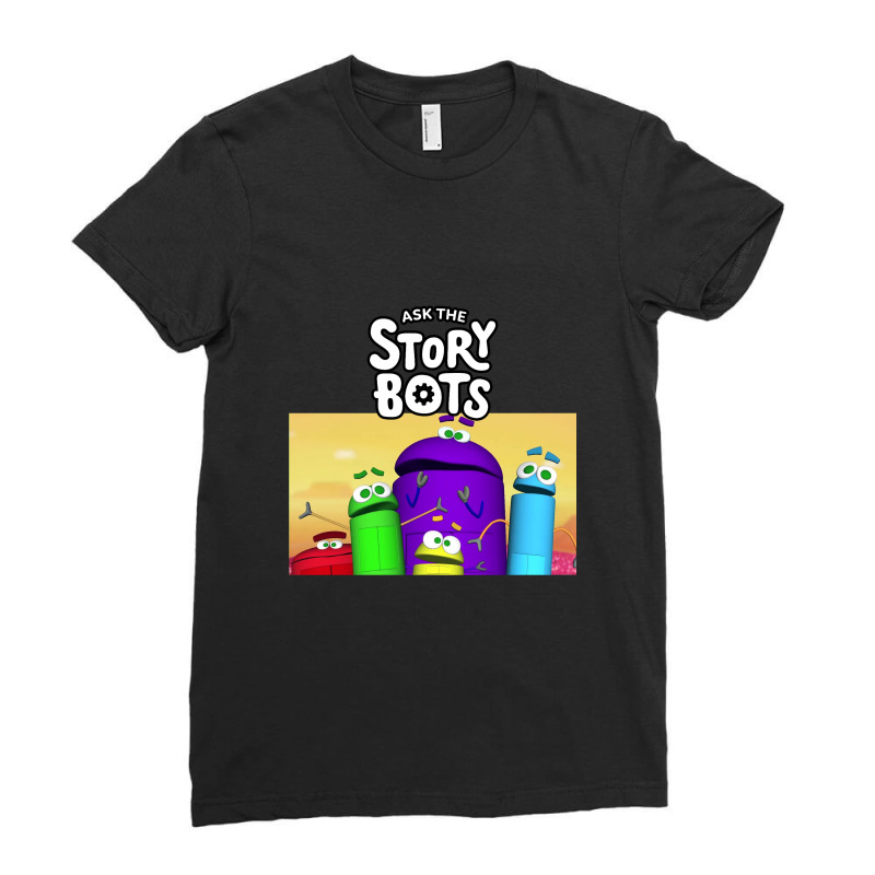 Ask The Storybots Ladies Fitted T-Shirt by bisnisharam | Artistshot