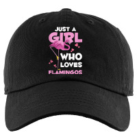 Zoo Animal Exotic Bird Women Just A Girl Who Loves Flamingos Kids Cap | Artistshot