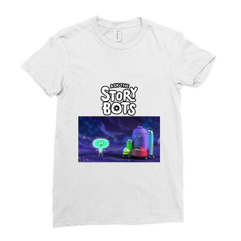 Ask The Storybots Ladies Fitted T-Shirt by bisnisharam | Artistshot