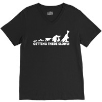 Sloth Evolution Timeline For Sloth Lover T Shirt V-neck Tee | Artistshot