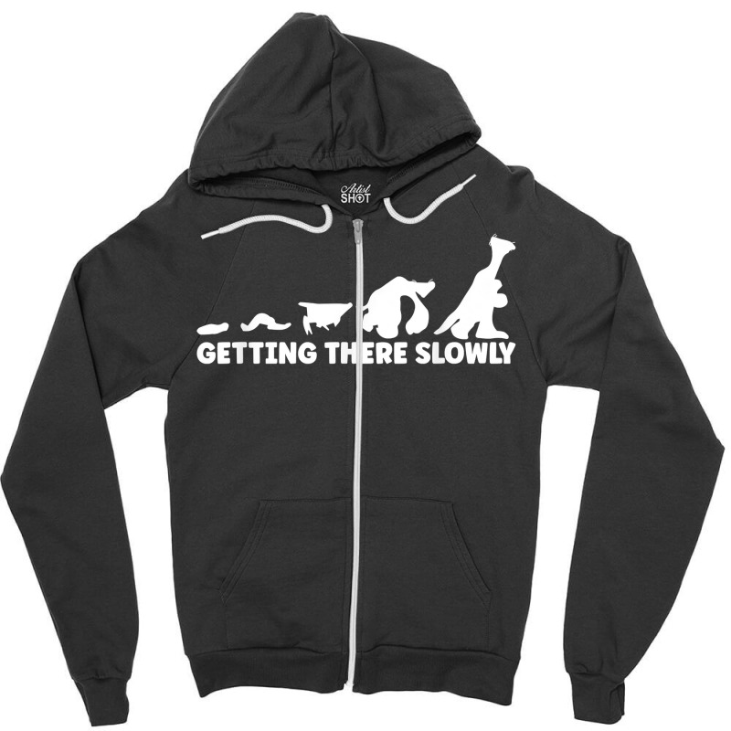 Sloth Evolution Timeline For Sloth Lover T Shirt Zipper Hoodie by riogasehzilahiy | Artistshot