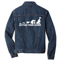 Sloth Evolution Timeline For Sloth Lover T Shirt Men Denim Jacket | Artistshot