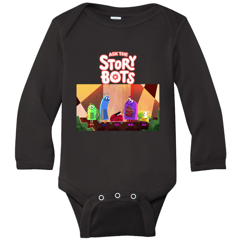 Ask The Storybots 035 Long Sleeve Baby Bodysuit by bisnisharam | Artistshot