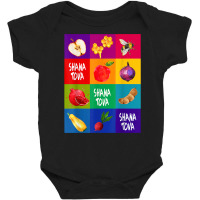 Vintage Rosh Hashanah Shana Tova Jewish New Year T Shirt Baby Bodysuit | Artistshot