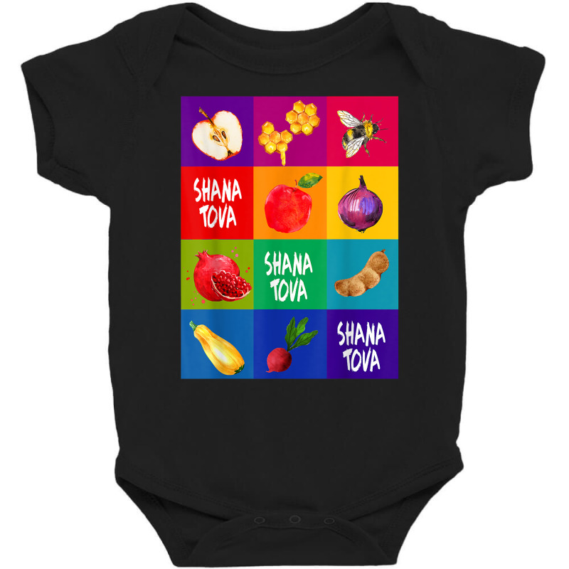 Vintage Rosh Hashanah Shana Tova Jewish New Year T Shirt Baby Bodysuit | Artistshot