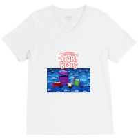 Ask The Storybots V-neck Tee | Artistshot