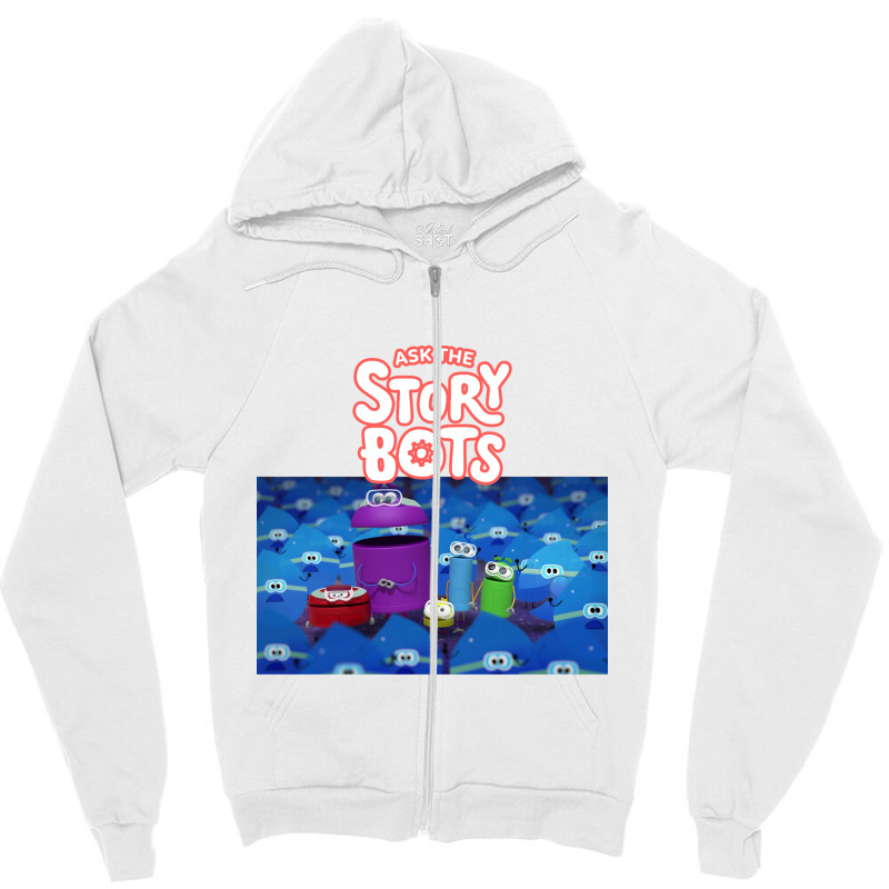 Ask The Storybots Zipper Hoodie by bisnisharam | Artistshot