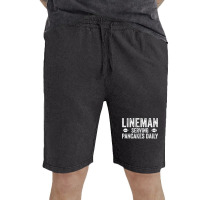 Football Lineman Shirt   Serving Pancakes Daily Vintage Short | Artistshot