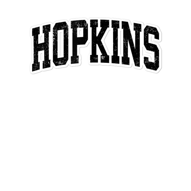 Hopkins Minnesota Mn Vintage Athletic Sports Black Design T Shirt Sticker | Artistshot