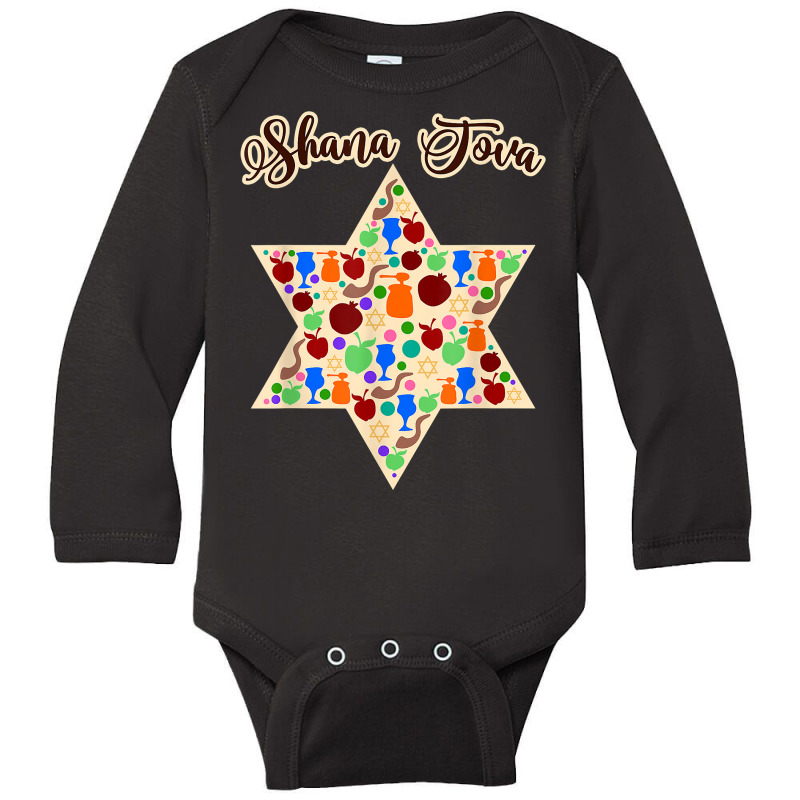 Shana Tova, Rosh Hashanah, Men Women Kids, Jewish New Year T Shirt Long Sleeve Baby Bodysuit | Artistshot