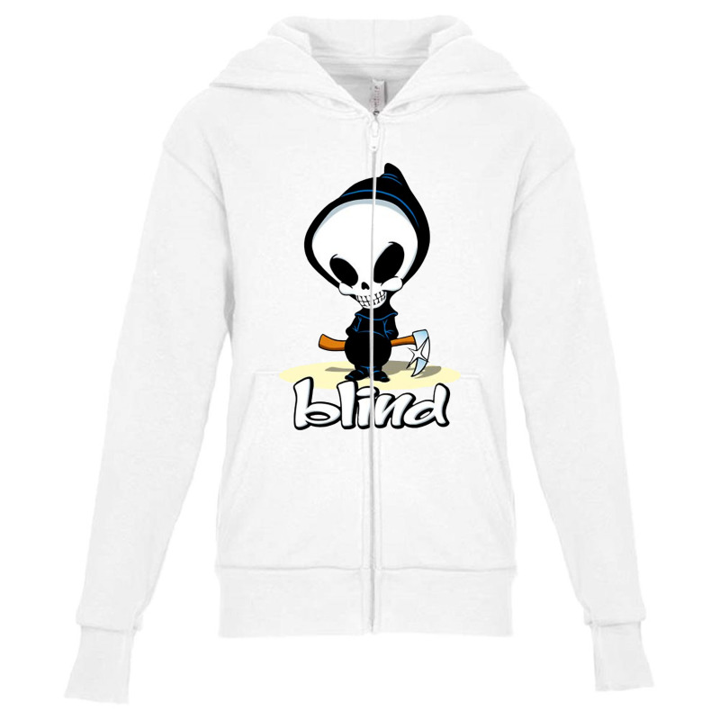 Blind Skateboards Youth Zipper Hoodie by LA Bold | Artistshot