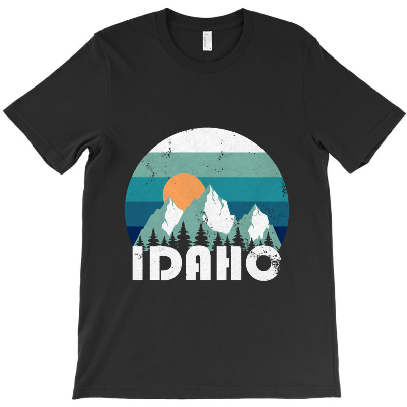 Idaho State Retro Vintage Pullover Hoodie T-shirt | Artistshot