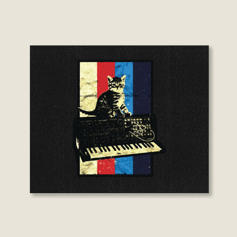 Synthesizer Landscape Canvas Print | Artistshot