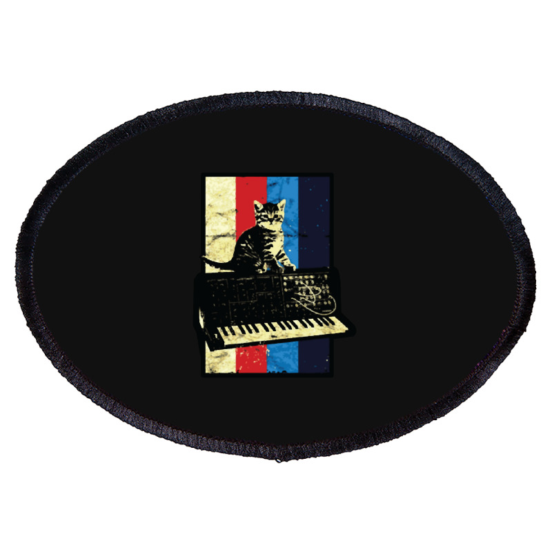 Synthesizer Oval Patch | Artistshot