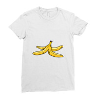 Watch Out, It's A Banana Peel,banana Peel Ladies Fitted T-shirt | Artistshot