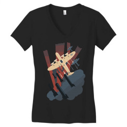 missile attack Women's V-Neck T-Shirt | Artistshot