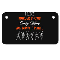 True Crime Lovers T  Shirt Murder Shows And Comfy Clothes T  Shirt Motorcycle License Plate | Artistshot