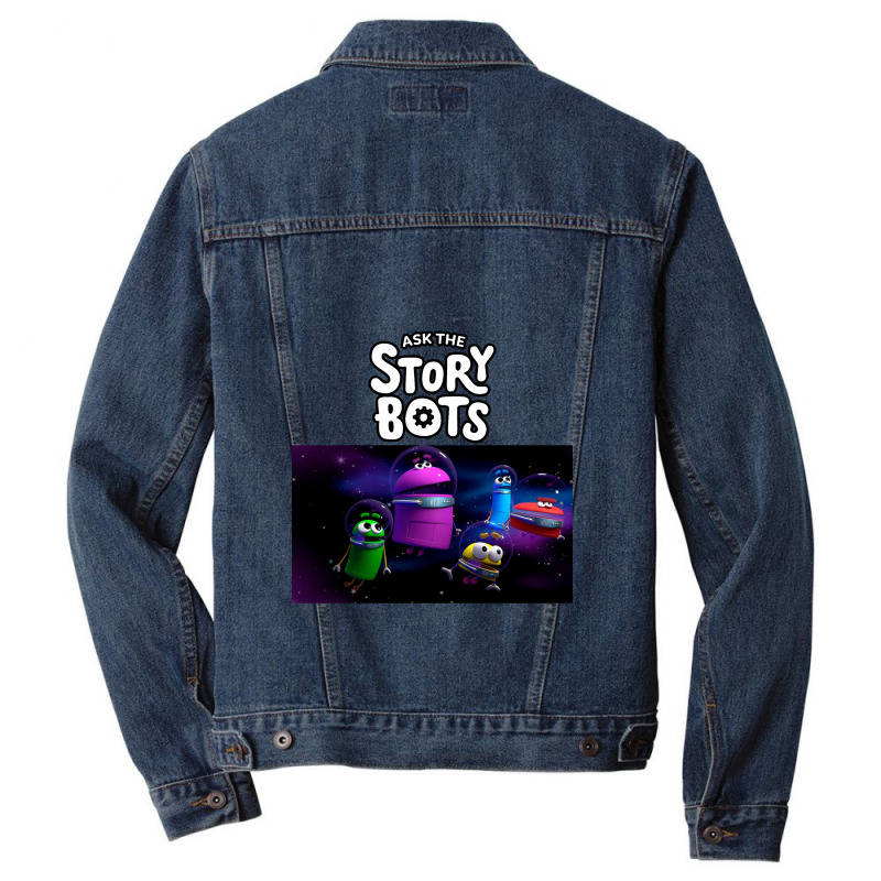 Ask The Storybots Men Denim Jacket by bisnisharam | Artistshot