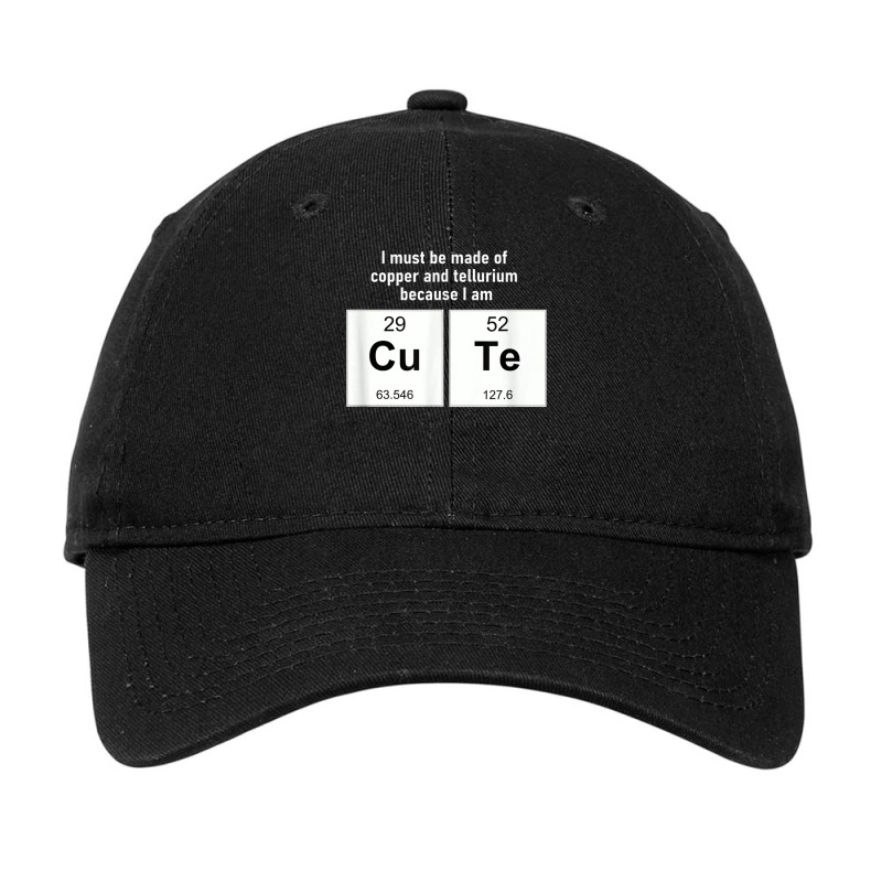 Copper And Tellurium   I Am Cute T Shirt Adjustable Cap | Artistshot