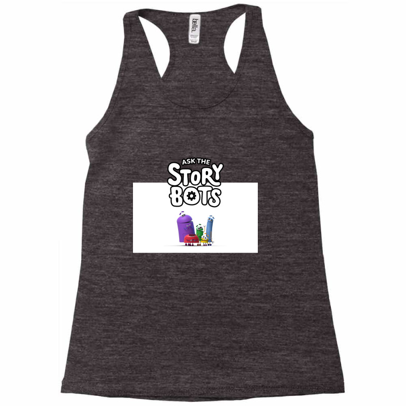 Ask The Storybots Racerback Tank by bisnisharam | Artistshot