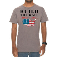 Build The Wall Trump 2020 T Shirt Vintage T-shirt | Artistshot