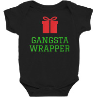 Womens Gangsta Wrapper Funny Christmas Present V Neck T Shirt Baby Bodysuit | Artistshot