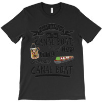 16.novelty Canal Boat Design For Narrowboat & Barge Boat Owners Long S T-shirt | Artistshot