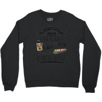 16.novelty Canal Boat Design For Narrowboat & Barge Boat Owners Long S Crewneck Sweatshirt | Artistshot