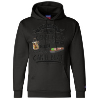 16.novelty Canal Boat Design For Narrowboat & Barge Boat Owners Long S Champion Hoodie | Artistshot