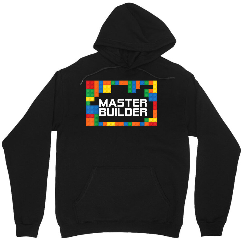 Master Builder Engineer Big Building Blocks Build Children T Shirt Unisex Hoodie | Artistshot