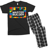 Master Builder Engineer Big Building Blocks Build Children T Shirt Men's T-shirt Pajama Set | Artistshot