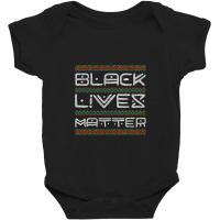 Black Lives Matter Africa Lettering Gift   Black Lives Matter Politica Baby Bodysuit | Artistshot